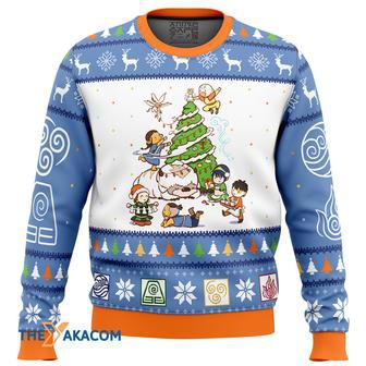 Avatar the Last Airbender Christmas Time Custom Gift For Fan Anime Christmas Ugly Sweater | Favorety CA