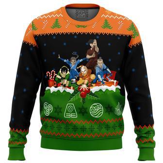 Avatar the Last Airbender On the Chimney Top Ugly Christmas Sweater | Favorety UK