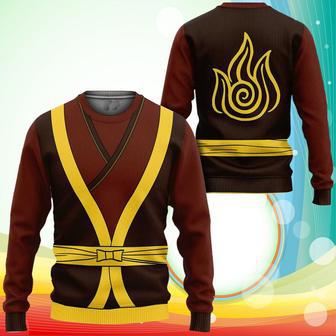 Avatar The Last Airbender Zuko Uniform Sweatshirt Anime Costume | Favorety AU