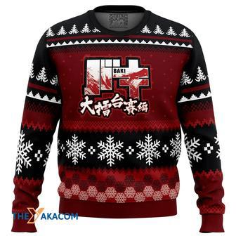 Axe Kick Baki Gift For Fan Anime Christmas Ugly Sweater | Favorety AU