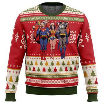 Batman superman Wonder woman Ugly Christmas Sweater | Favorety DE