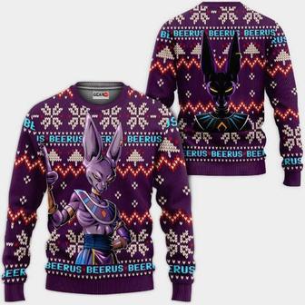 Beerus Anime Dragon Ball Xmas Ugly Christmas Knitted Sweater | Favorety DE