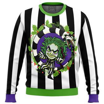 Beetle Juice Ugly Christmas Sweater | Favorety