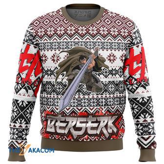 Berserk Guts Gift For Fan Anime Christmas Ugly Sweater | Favorety CA