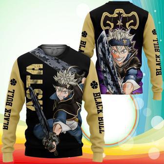 Black Bull Asta Sweatshirt Black Clover Anime Printed Sweater | Favorety DE