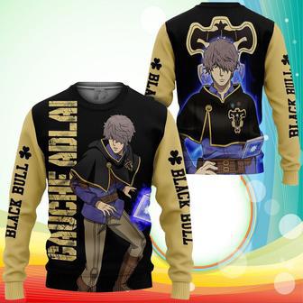 Black Bull Gauche Adlai Sweatshirt Black Clover Anime Printed Sweater | Favorety DE