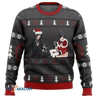 Black Butler Presents Custom Gift For Fan Anime Christmas Ugly Sweater | Favorety CA