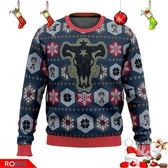 Black Clover Anime Asta Ugly Christmas Sweater | Favorety UK