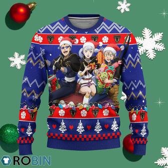 Black Clover Anime Ugly Christmas Sweater Characters Xmas Gift | Favorety AU