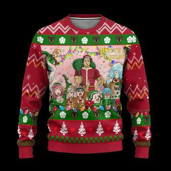 Black Clover Anime Ugly Christmas Sweater Red Xmas Gift | Favorety AU