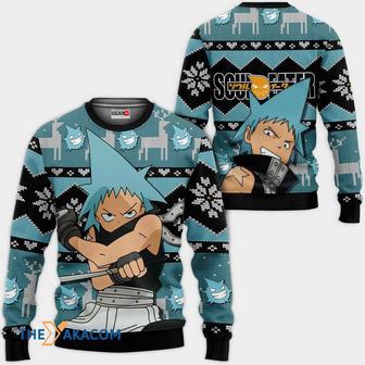 Black Star Anime Soul Eater Custom Gift For Fan Anime Christmas Ugly Sweater | Favorety UK