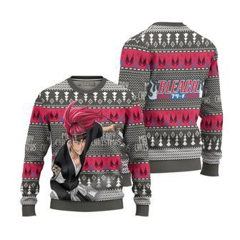 Bleach Ugly Christmas Sweater Renji Abarai Custom Anime Knitted Sweatshirt | Favorety UK