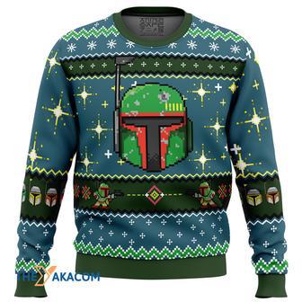 Boba Fett Gift For Fan Anime Christmas Ugly Sweater | Favorety AU