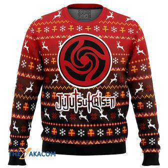 Bottons Symbol Jujutsu Kaisen Gift For Fan Anime Christmas Ugly Sweater | Favorety UK