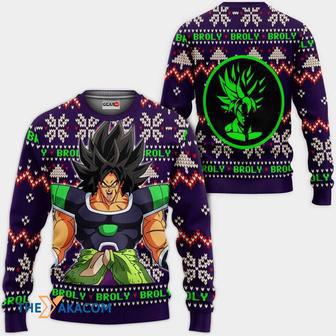 Broly Anime Dragon Ball Custom Gift For Fan Anime Christmas Ugly Sweater | Favorety