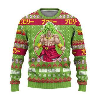 Broly Dragon Ball Anime Fan Ugly Wool Knitted Sweater | Favorety DE