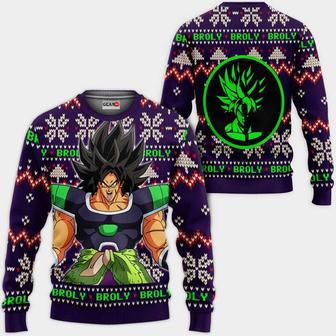 Broly Ugly Christmas Sweater Anime Dragon Ball Xmas Gifts Ball Anime Xmas Christmas Gift Fan - Chow | Favorety UK