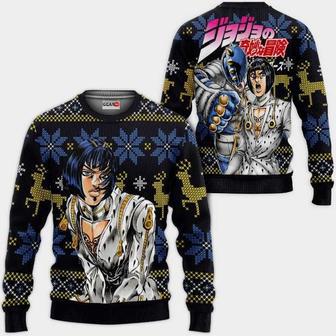 Bruno Bucciarati Anime Jjba Xmas Ugly Christmas Knitted Sweater | Favorety CA