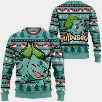 Bulbasaur Anime Pokemon Christmas Sweater | Favorety UK