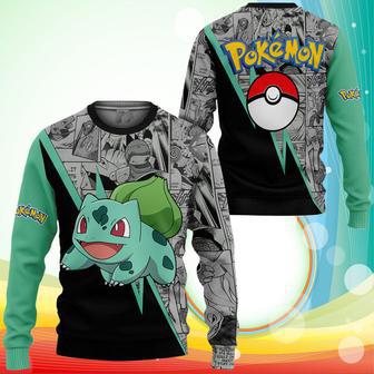 Bulbasaur Sweatshirt Anime Pokemon Sweater | Favorety AU