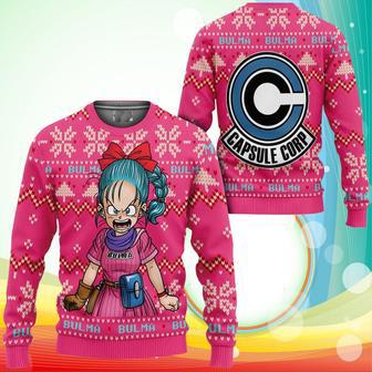 Bulma Ugly Christmas Sweater Anime Dragon Ball Xmas Gifts | Favorety DE