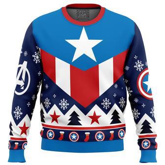 Captain America Ugly Christmas Sweater | Favorety DE