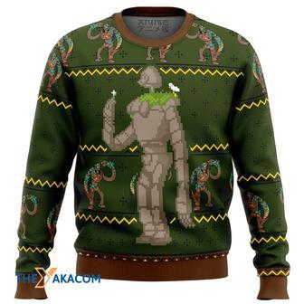 CASTLE IN THE SKY Laputan Robot Soldier Gift For Fan Anime Christmas Ugly Sweater | Favorety