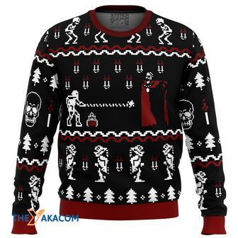 Castlevania Classic Game Gift For Fan Anime Christmas Ugly Sweater | Favorety