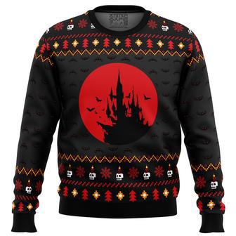 Castlevania Creepy Castle Ugly Christmas Sweater | Favorety AU