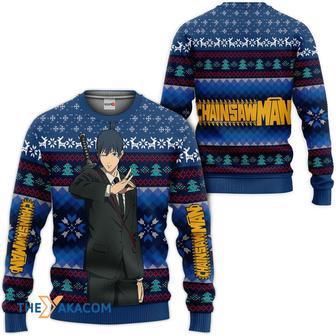 Chainsaw Man Aki Hayakawa Custom Gift For Fan Anime Christmas Ugly Sweater | Favorety