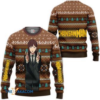 Chainsaw Man Kobeni Higashiyama Custom Gift For Fan Anime Christmas Ugly Sweater | Favorety DE