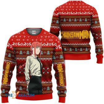 Chainsaw Man Makima Custom Gift For Fan Anime Christmas Ugly Sweater | Favorety DE