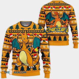 Charizard Anime Pokemon Custom Gift For Fan Anime Christmas Ugly Sweater | Favorety CA