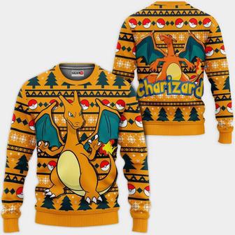 Charizard Ugly Christmas Sweater Custom Anime Pokemon Xmas Gifts | Favorety DE