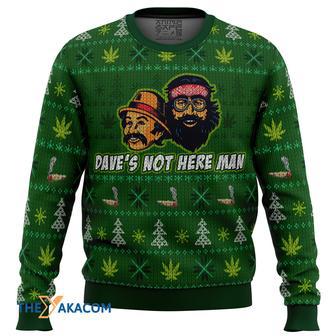 Cheech And Chong Gift For Fan Anime Christmas Ugly Sweater | Favorety UK