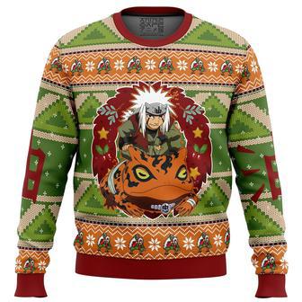 Chibi Jiraiya Naruto Ugly Christmas Sweater | Favorety UK