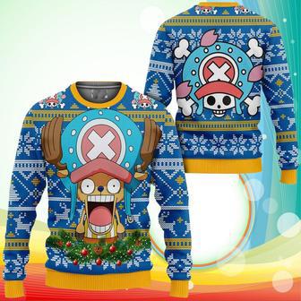 Chopper Ugly Christmas Sweater One Piece Anime Xmas Gifts | Favorety