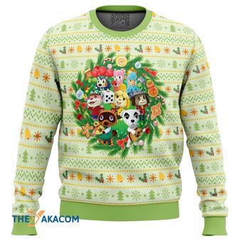 Christmas Animal Festival Animal Crossing Gift For Fan Anime Christmas Ugly Sweater | Favorety AU