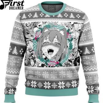 Christmas Anime Ahegao Ugly Christmas Sweater | Favorety DE