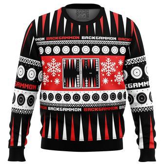 Christmas Backgammon Board Games Ugly Christmas Sweater | Favorety DE