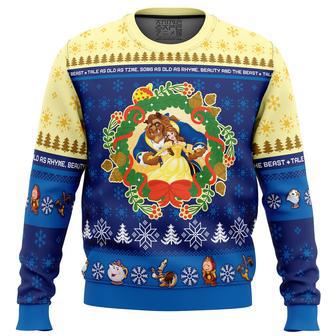 Christmas Beauty and the Beast Disney Ugly Christmas Sweater | Favorety DE