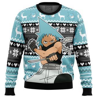 Christmas Black Star Soul Eater Ugly Christmas Sweater | Favorety DE