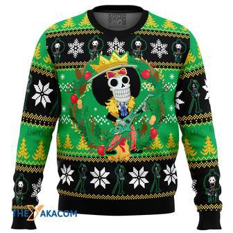 Christmas Brook One Piece Gift For Fan Anime Christmas Ugly Sweater | Favorety UK