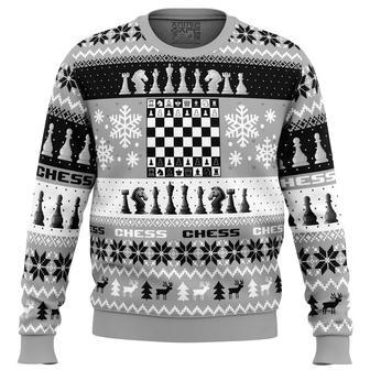 Christmas Chess Board Games Ugly Christmas Sweater | Favorety CA