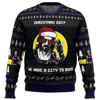 Christmas Cyberpunk Ugly Christmas Sweater | Favorety UK