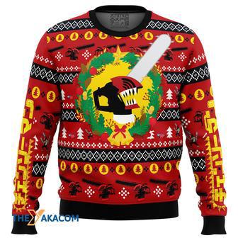 Christmas Dream Chainsaw Man Gift For Fan Anime Christmas Ugly Sweater | Favorety UK