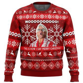 Christmas Flair Pro Wrestling Ugly Christmas Sweater | Favorety AU