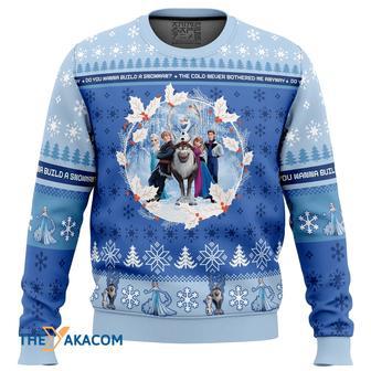 Christmas Frozen Disney Gift For Fan Anime Christmas Ugly Sweater | Favorety UK