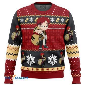 Christmas Gaara Naruto Gift For Fan Anime Christmas Ugly Sweater | Favorety CA