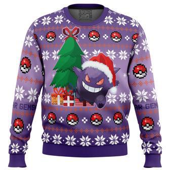 Christmas Gengar Pokemon Ugly Christmas Sweater | Favorety CA